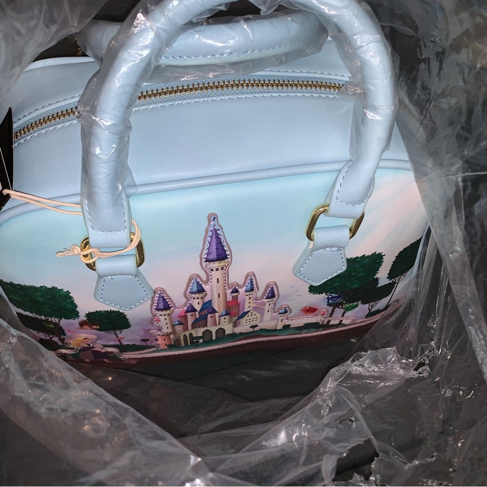 Loungefly Disney Sleeping Beauty Castle Crossbody Bag - Picture 7 of 13
